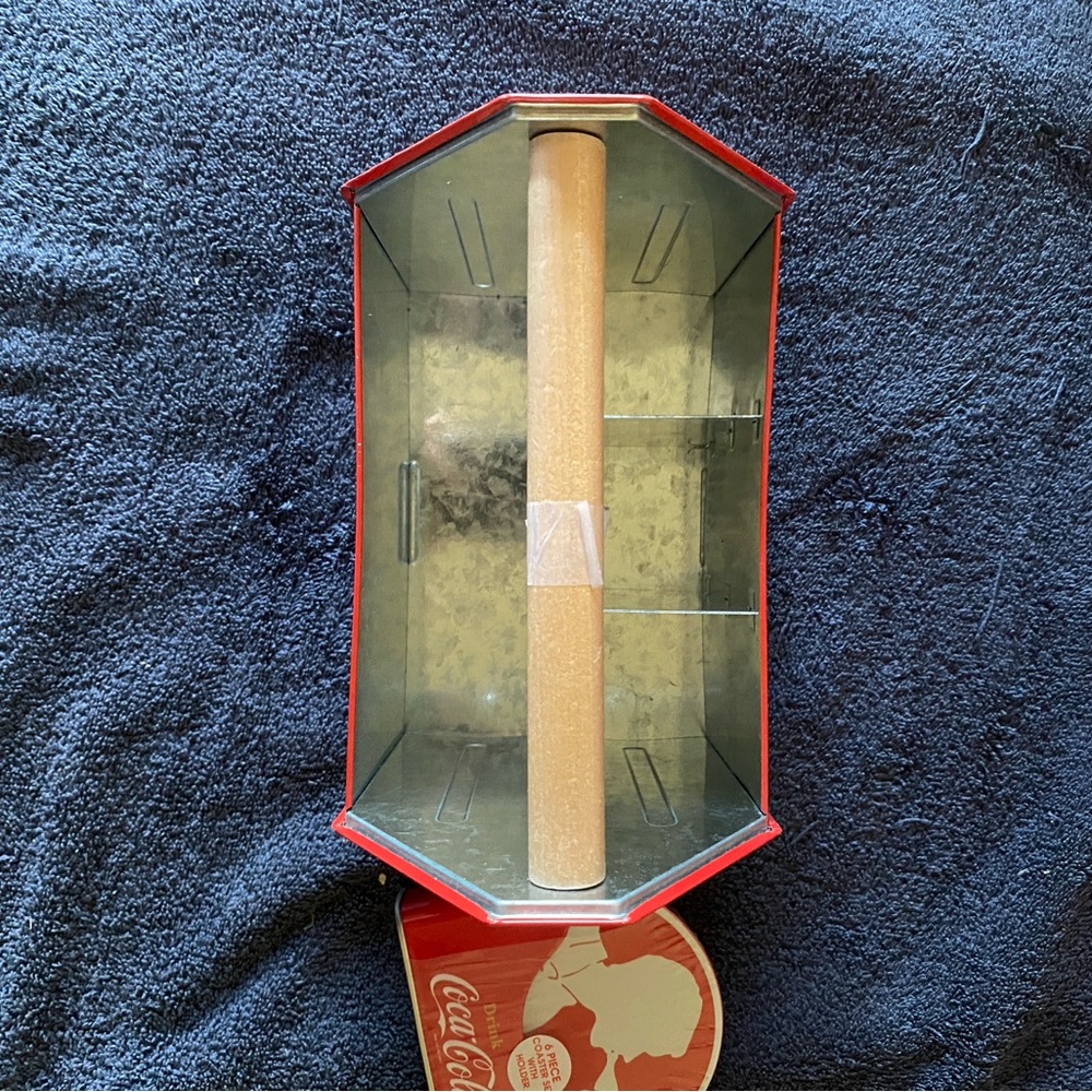 Coca-Cola Advertising Serving Tray Coasters and Napkin/Utensil Holder - Picture 6 of 8